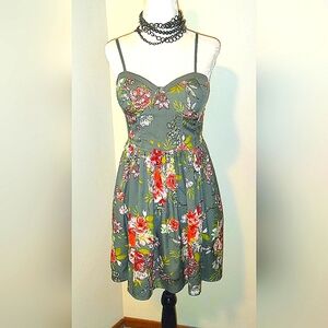 B. O. G. Collection -- Floral Mini Dress